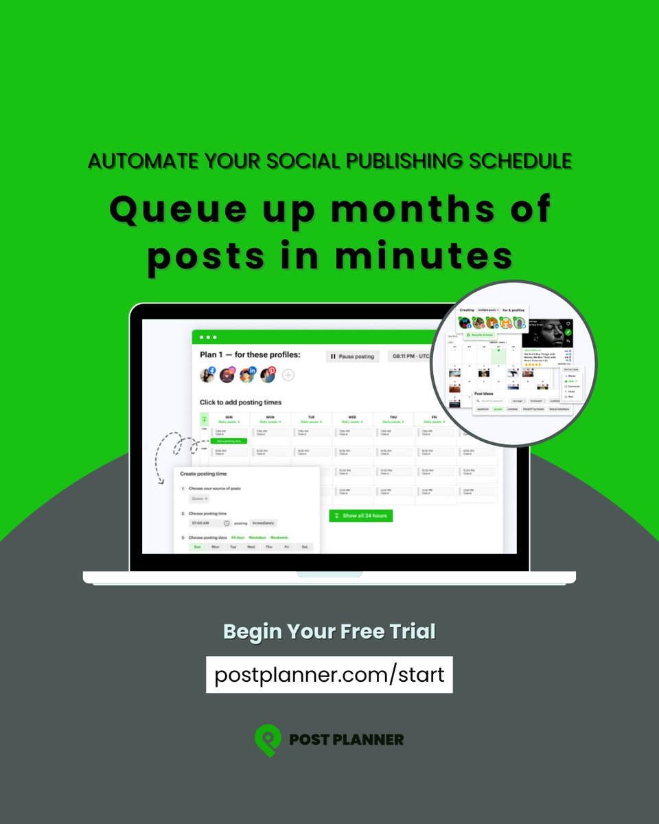 PostPlanner's tweet image. Effortlessly Schedule Your Social Media Posts with Post Planner!

#socialmediamarketing #contentplanning #postplanner #socialmediatips #digitalmarketing #socialmediastrategy #contentcreation #marketingtools #scheduling #efficiency #timesaver #businessowner #boostengagement
