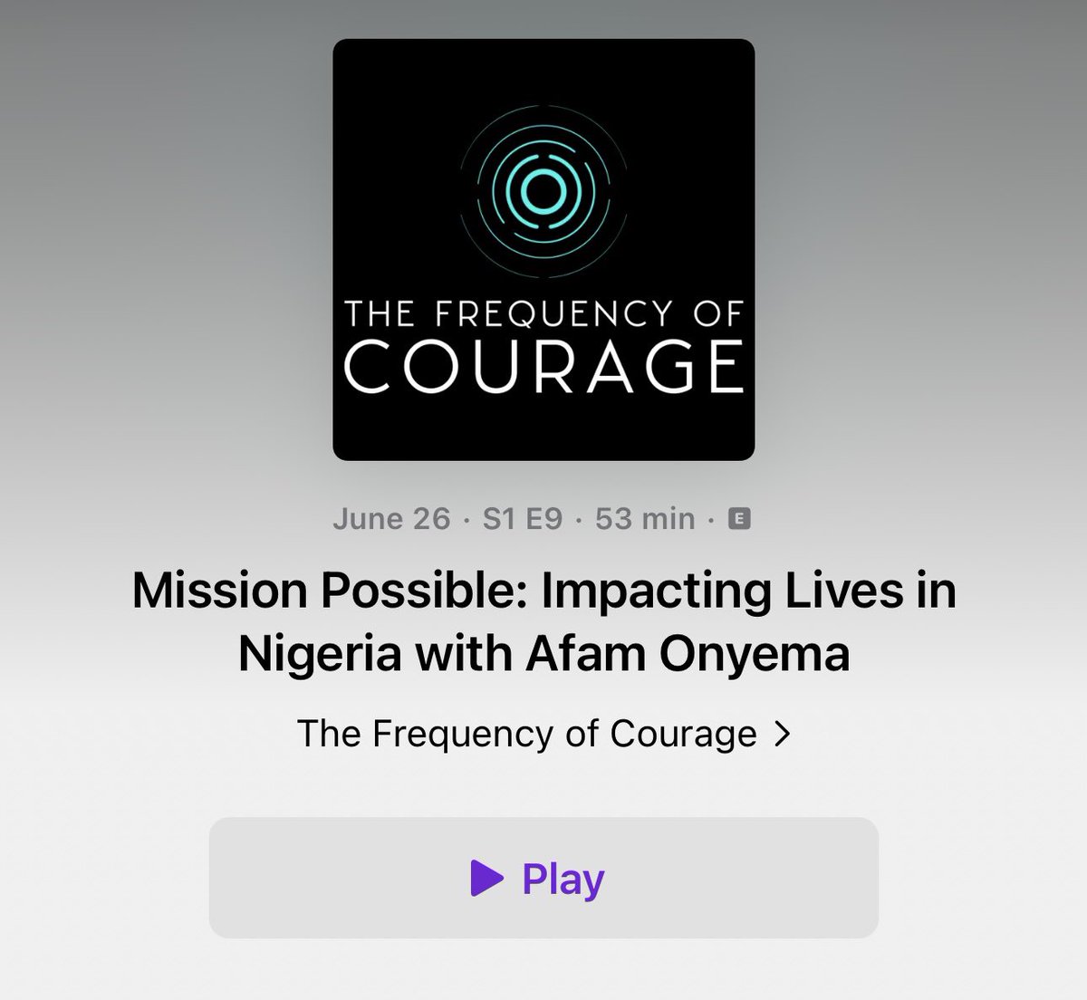 Megan Imbert (@meganimbert) on Twitter photo ⭐️NEW EPISODE⭐️
Afam Onyema, co-founder of The #GEANCO Foundation joins the show.
<a href="/GEANCOFDN/">TheGEANCO Foundation</a> is a dynamic organization dedicated to transforming lives in #Nigeria through medical missions, mental health summits and educational initiatives. ⭐️NEW EPISODE⭐️
Afam Onyema, co-founder of The #GEANCO Foundation joins the show.
<a href="/GEANCOFDN/">TheGEANCO Foundation</a> is a dynamic organization dedicated to transforming lives in #Nigeria through medical missions, mental health summits and educational initiatives.