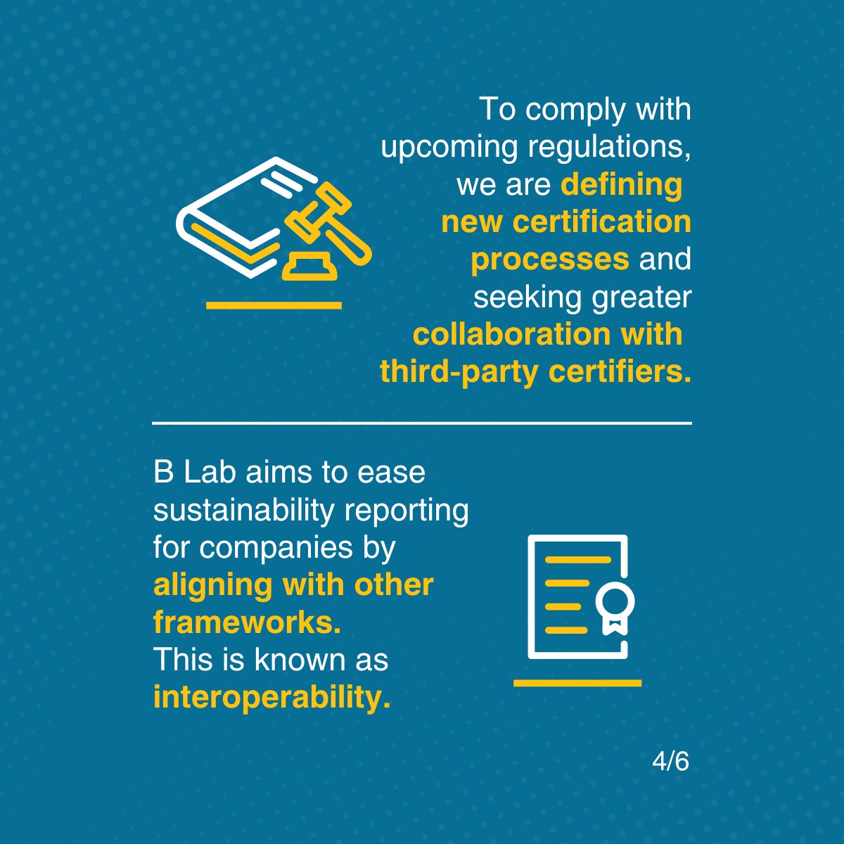 BCorporation's tweet image. We're transforming B Lab’s standards to ensure #BCorps lead the way in business. 🌍🔄

💡Read our latest blog to learn more about the extensive work happening behind the scenes: bit.ly/3KWAed3

#BCorp #Sustainability #BusinessForGood