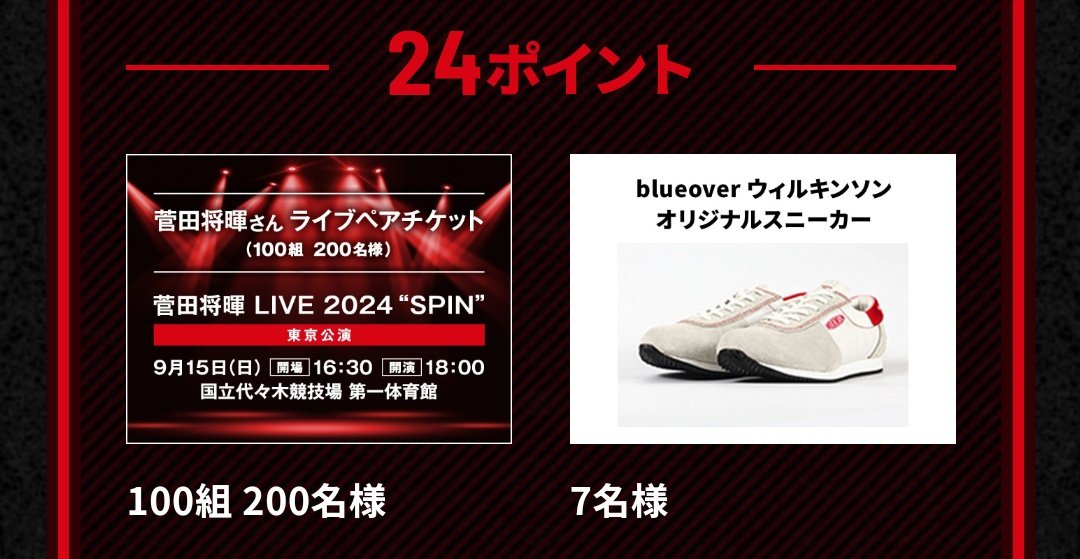 東京 菅田将暉 SPIN ペアチケット 吉野家 株主優待 20000円分
