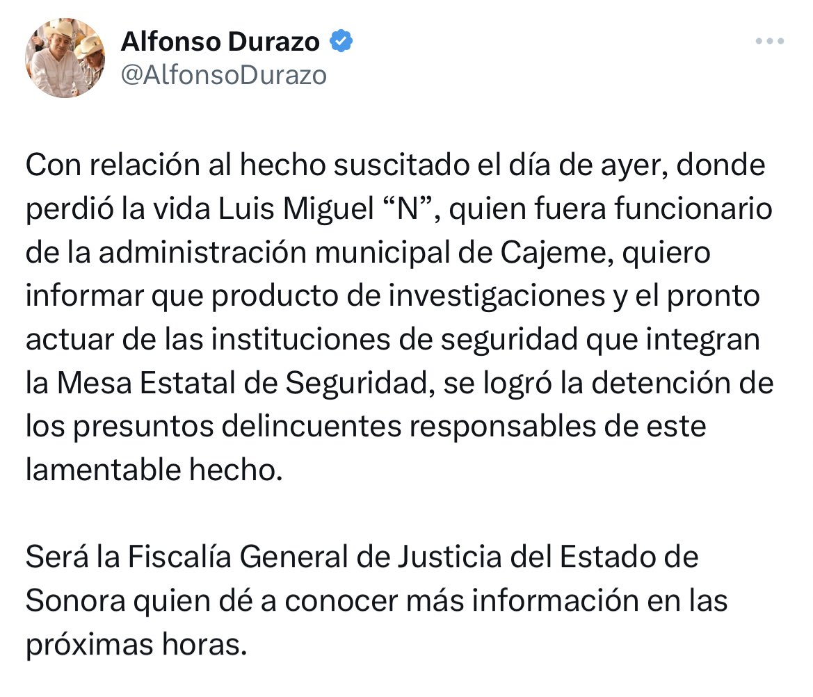 Luis Alberto Medina tweet media