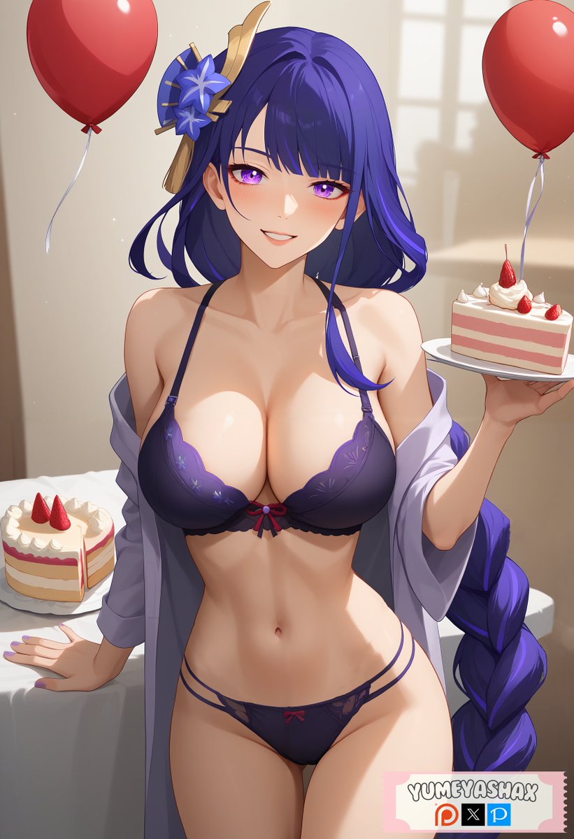 yumeyashax's tweet photo. Happy birthday to Raiden Ei! 💜

#GenshinImpact #Genshin #原神 #RaidenShogun #RaidenEi #雷电将军 #YaeMiko #八重神子 https://t.co/teewYULTrY