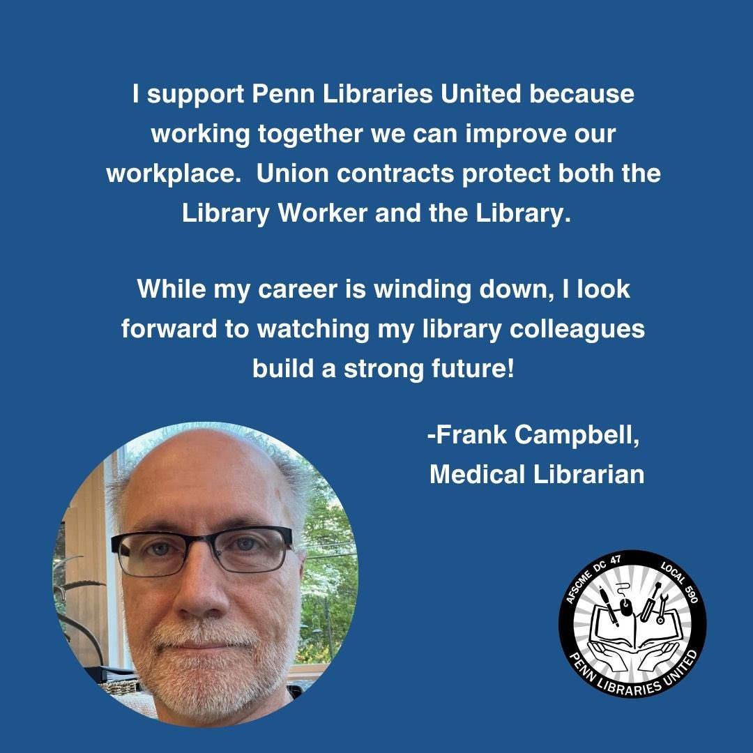 pennlibunited's tweet image. Working together we can improve our workplace 💪