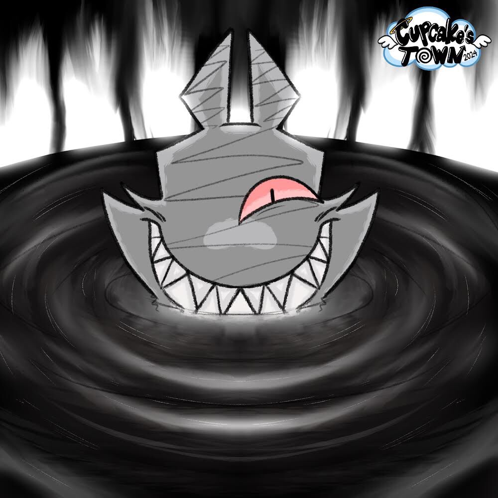 Spoooooky ink puddle…
#Cupcakestown #Scribble