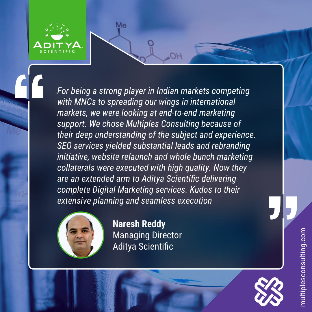 multiplescon's tweet image. Thank you, @AdityaScientif1, for your wonderful feedback on our #SEO, #AdWords, #leadgeneration, #branding, #website revamp &amp;amp; #marketing collateral services. We r thrilled to have supported your growth #happycustomer #brandidentity #webdesign #brandingagency #multiplesconsulting