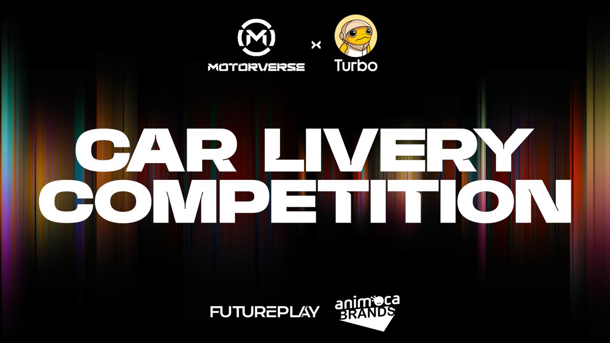Car Livery Design Competition 🏎️

As you know, we announced a groundbreaking partnership with <a href="/TurboToadToken/">Turbo 🐸</a> 🤝

To celebrate this moment, we're excited about a new competition for our communities!

Full details 🧵👇