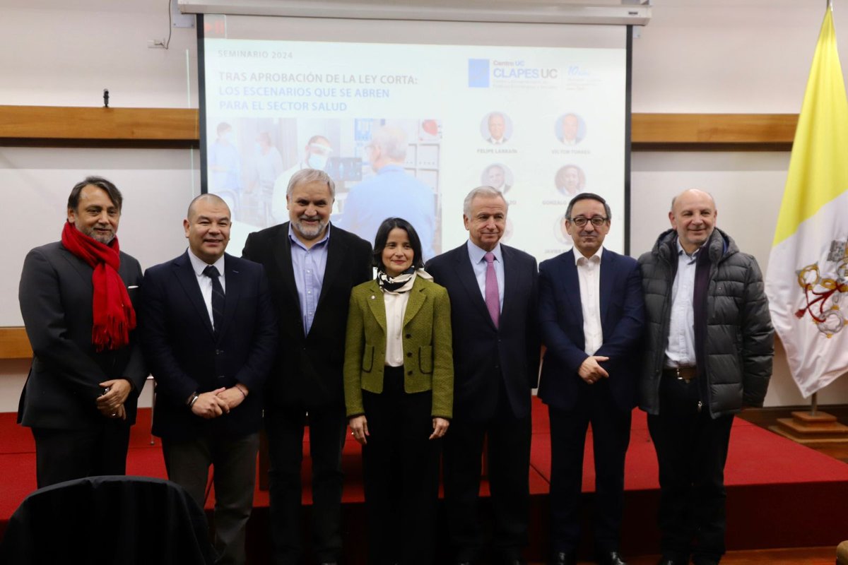 [NOTA <a href="/Cooperativa/">Cooperativa</a>] En nuestro seminario "Tras aprobación de la #LeyCorta: los escenarios que se abren para el sector #Salud", contamos con la participación de <a href="/DocVictorTorres/">Víctor Torres Jeldes 🌿</a>, <a href="/felipelarrain/">Felipe Larraín B.</a>, <a href="/DoctorErazo/">Álvaro Erazo Latorre</a>, <a href="/titiarriagada/">Anamaría Arriagada</a>, Gonzalo Arriagada y Javier Fuenzalida, quienes se