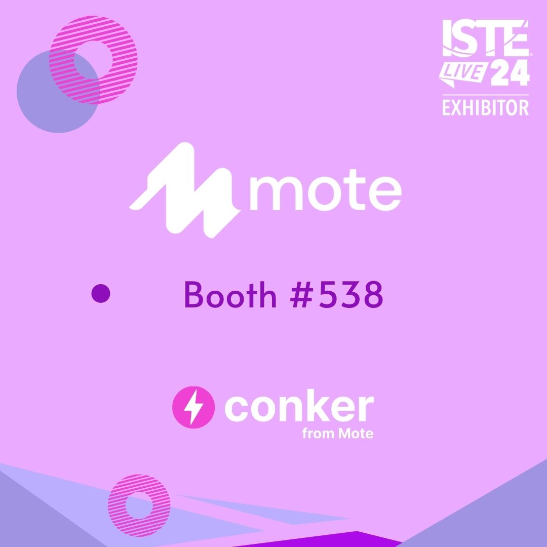 justmoteHQ's tweet photo. π¨ It's the last day to stop by the Mote Booth #538 at #ISTELive! Don't miss your chance for live demos, exciting prizes, and edtech inspiration. See you there! πβ¨ #EdTech #MoteMagic #ISTELive24 https://t.co/Zh8kLiPDD4