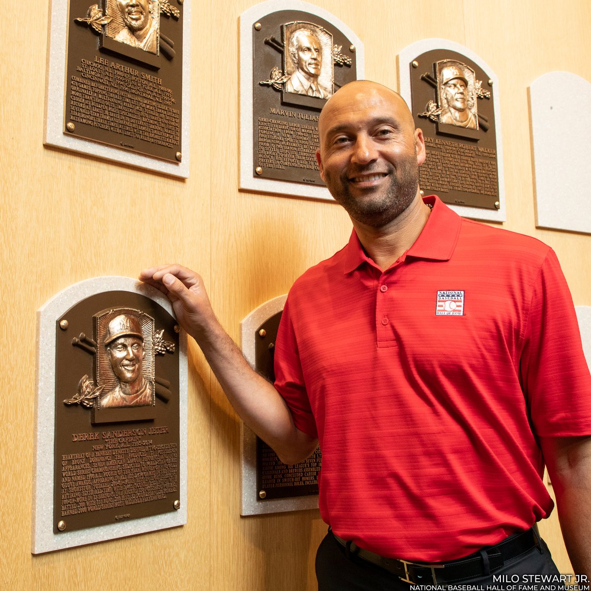 baseballhall's tweet photo. The Captain turns 50 today, but his stamp on @Yankees history is timeless. Join us in wishing @derekjeter a happy birthday! https://t.co/SsDESIR6VC
