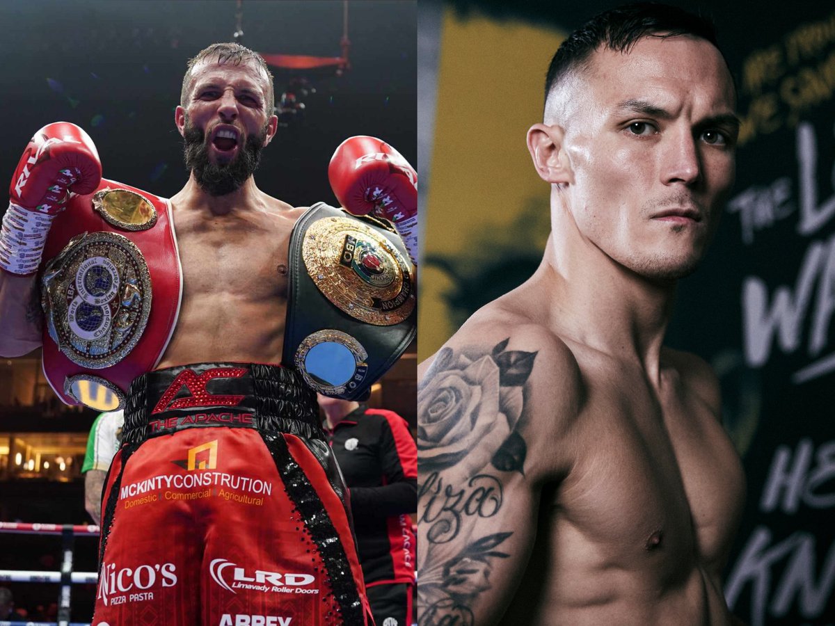 WEMBLEY WEMBLEY.....

<a href="/AntoC6/">🇮🇪 Anto Cacace 🇮🇹</a> will defend his IBF World &amp; IBO Super Featherweight titles against <a href="/J_Warrington/">Josh Warrington</a> on the 21st September on the undercard of #AJDubois at Wembley stadium