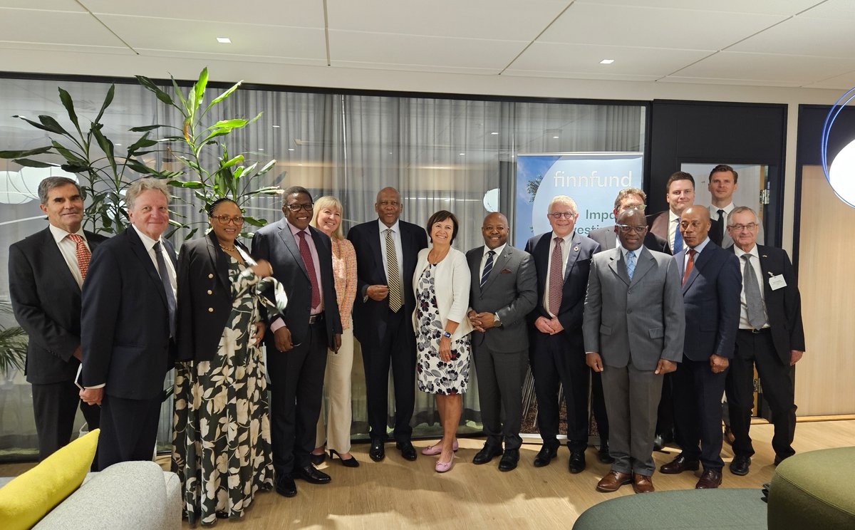 Finnfund's tweet image. Today we were honoured to host His Majesty King Letsie III of the Kingdom of #Lesotho and his delegation at our office in Helsinki. Thank you for the visit and the fruitful conversations! 🇱🇸🇫🇮 #developmentfinance