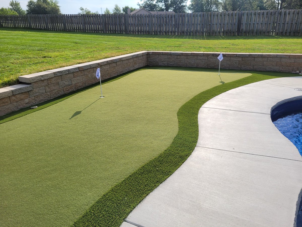 Turfetc's tweet image. 5 Star Review! "Wow! Words can’t describe how happy we are with our putting green. From start to finish the entire process was seamless. The entire crew was phenomenal; on time and communication was above Par! We appreciate your guidance to make this project a success!"
— H Hicks