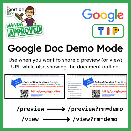 Did you know about Google Docs DEMO mode? ignitionedu.com/2024/06/google… #ISTELive #NotAtISTE <a href="/GoogleForEdu/">Google for Education</a>