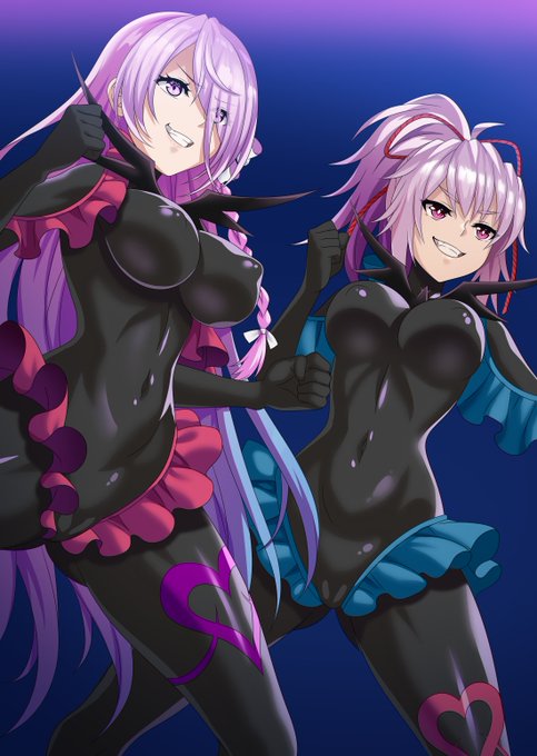 ヘブバン 月城最中と蔵里見 悪堕ち 