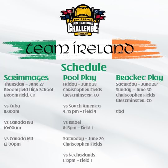 TCIC Team Ireland 18u (@teamireland18u) on Twitter photo 
