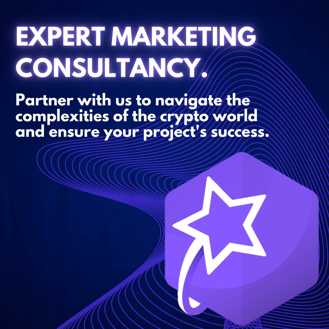 Consult with confidence! Blockstar Marketing offers expert Crypto Marketing Consultancy. 

Partner with us to navigate the complexities of the crypto world and ensure your project's success. 

#blockchain #marketing #crypto #digitalmarketing