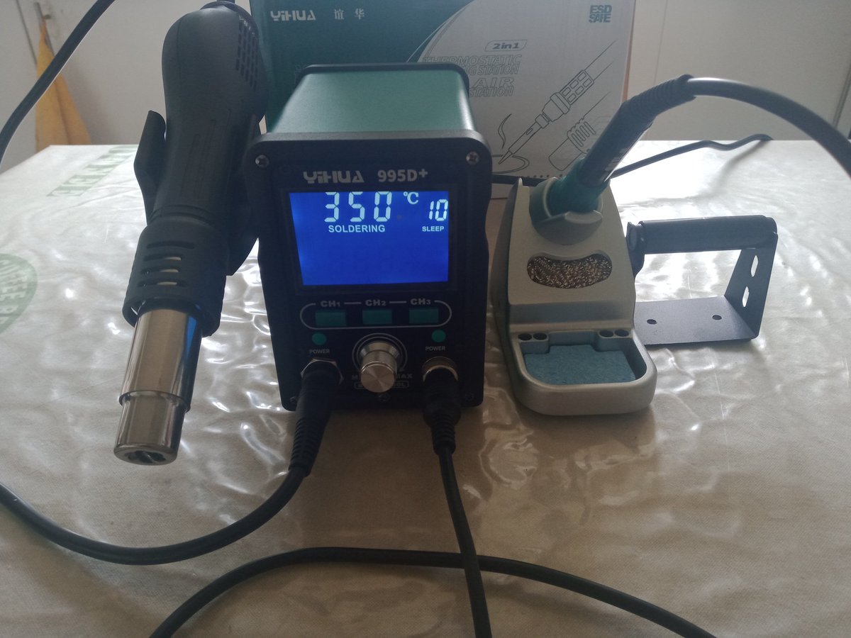 Nouveau jouet après le décès de mon ancien fer qui auras vécu plus de 20ans. #homemade #hamradio #electronictoy