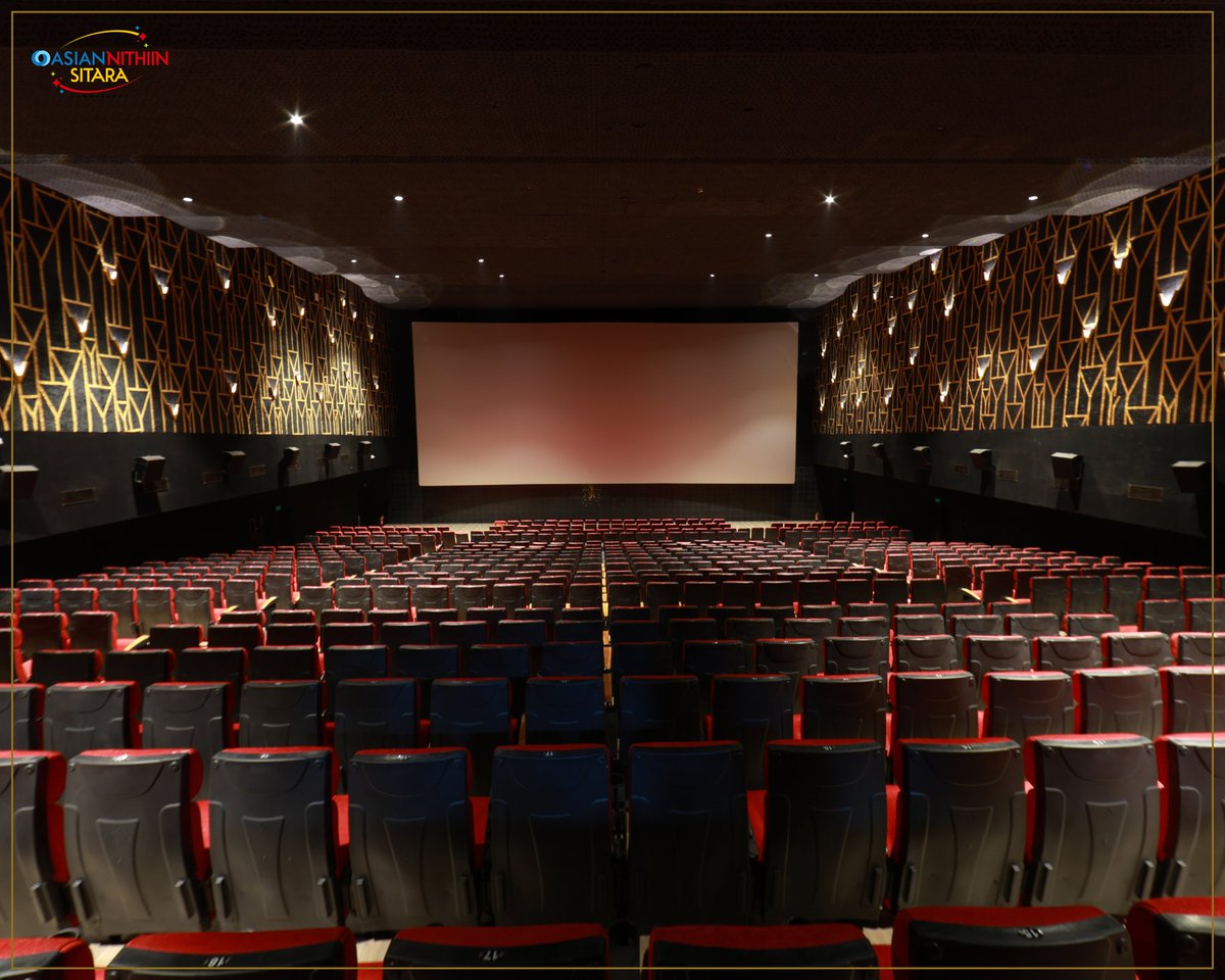 AsianCinemas_'s tweet photo. We're thrilled to announce the grand reopening of the newly renovated Asian Nithiin Sitara in Sangareddy!  @actor_nithiin 🌟

Get ready for an unparalleled movie-watching experience with our first screening #KALKI2898AD‌ From Tomorrow 🔥 

✨ Crystal-clear 4K projection https://t.co/OMPSCNYMDY