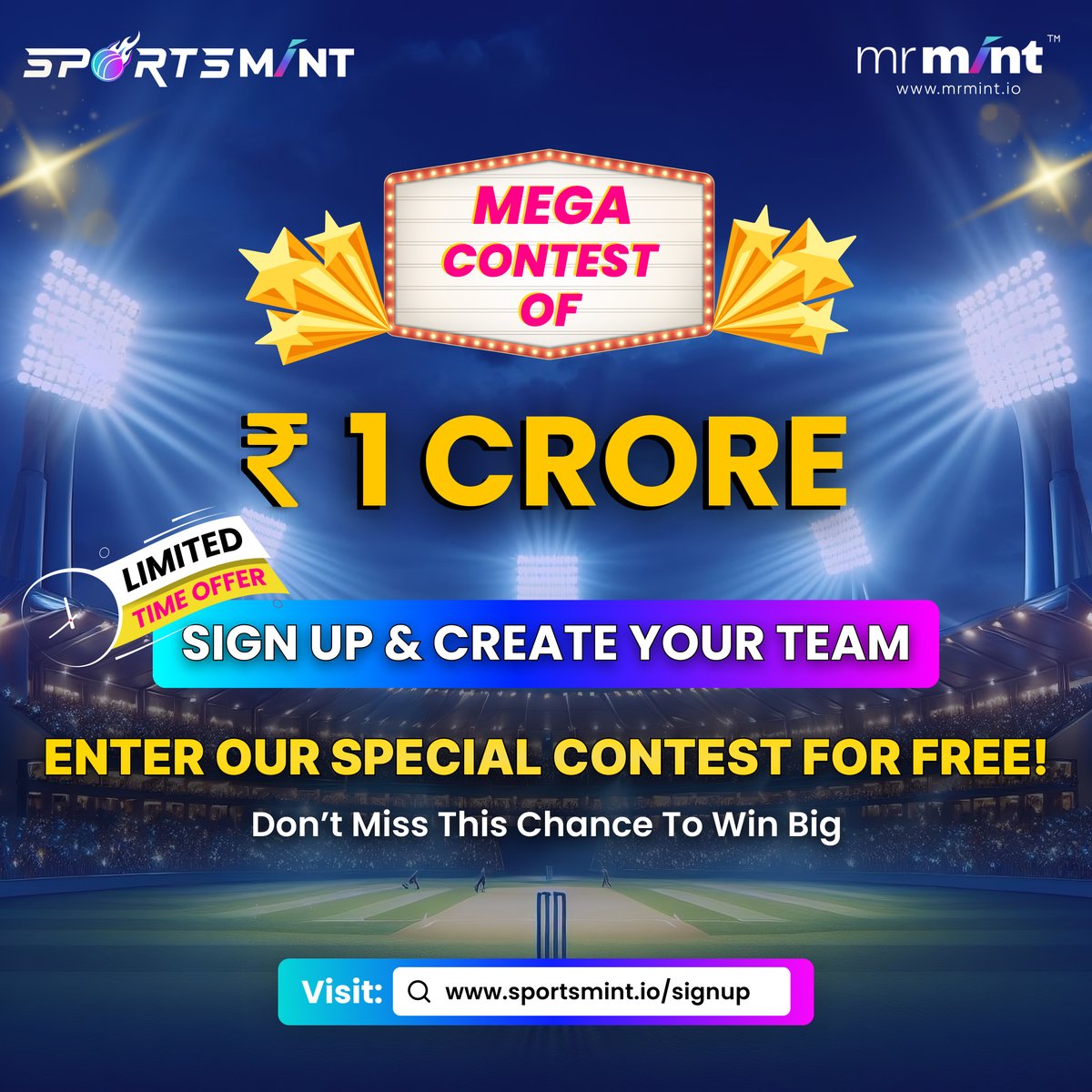 sportsmint_'s tweet image. Participate in the SportsMint MEGA CONTEST of Rs.1 CRORE

Opportunities are vast for this T20 World Cup.

Enter Our Special Contest for Free!

Sign Up on SportsMint &amp;amp; Create your Team

#SportsMint #MegaContest #OneCroreContest #winbig #t20worldcup #reward #PlayAndWin #Final