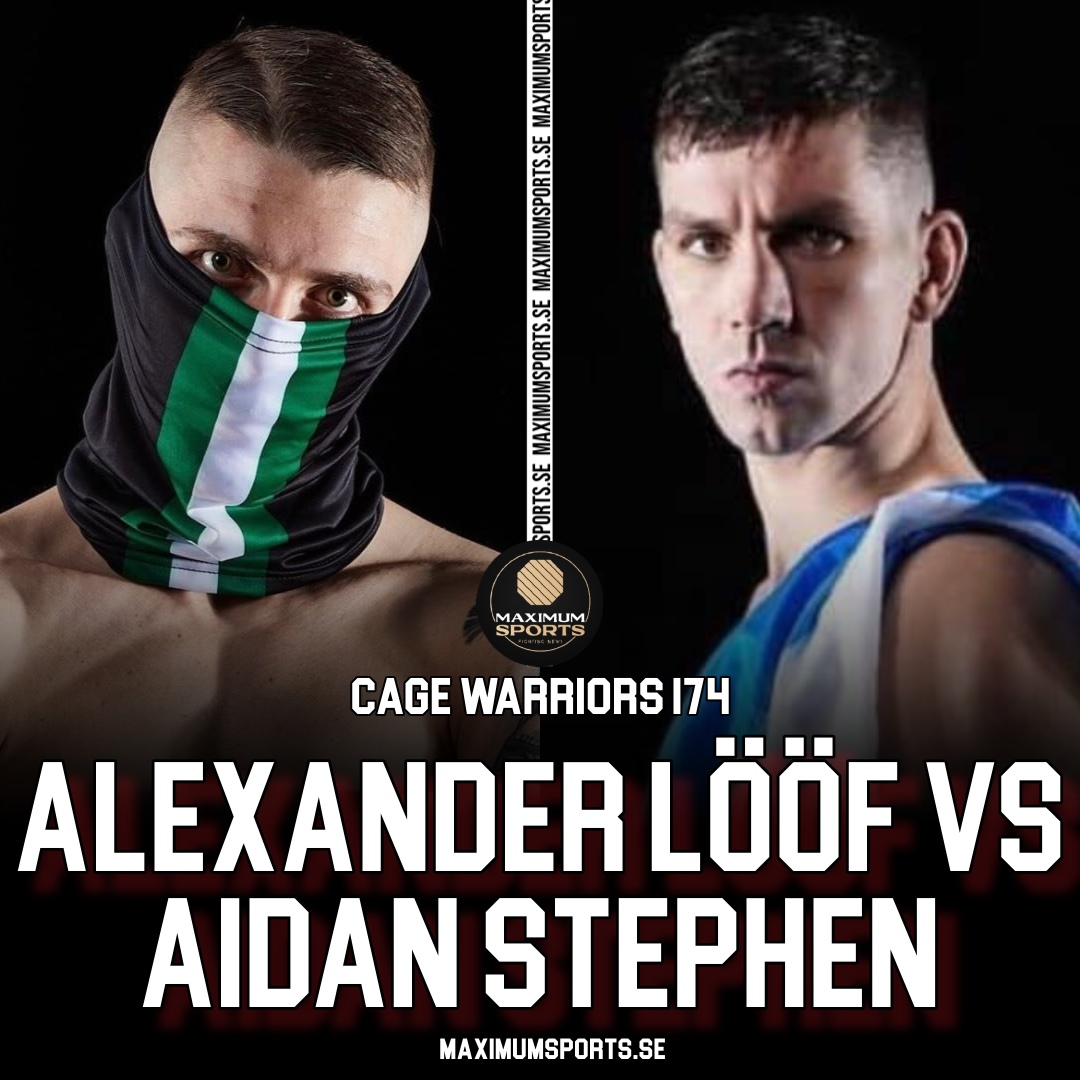Alexander Lööf will face Aiden Stephen in the first round of the bantamweight tournament. Stephen's last loss was to Lööf's teammate Tobias Harila and this fight might even get crazier! 

Very excited for this tournament. A total of 70k can be won!