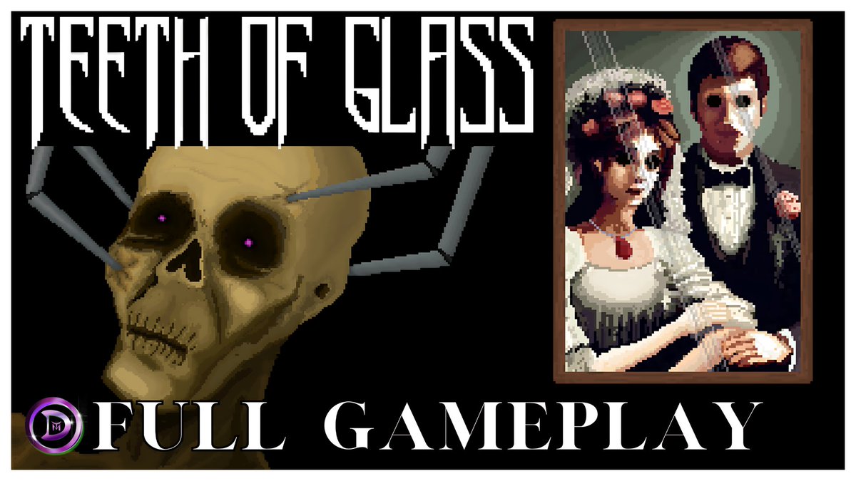 😱Teeth of Glass is a short horror point'n click adventure game in which Doctor Joshua Hagstrom finds himself trapped in a waking nightmare. Faced with a Cornelian dilemma, he must choose between love and knowledge.

👉My walkthrough with the two endings: youtu.be/7p6eSHXmDng?si…