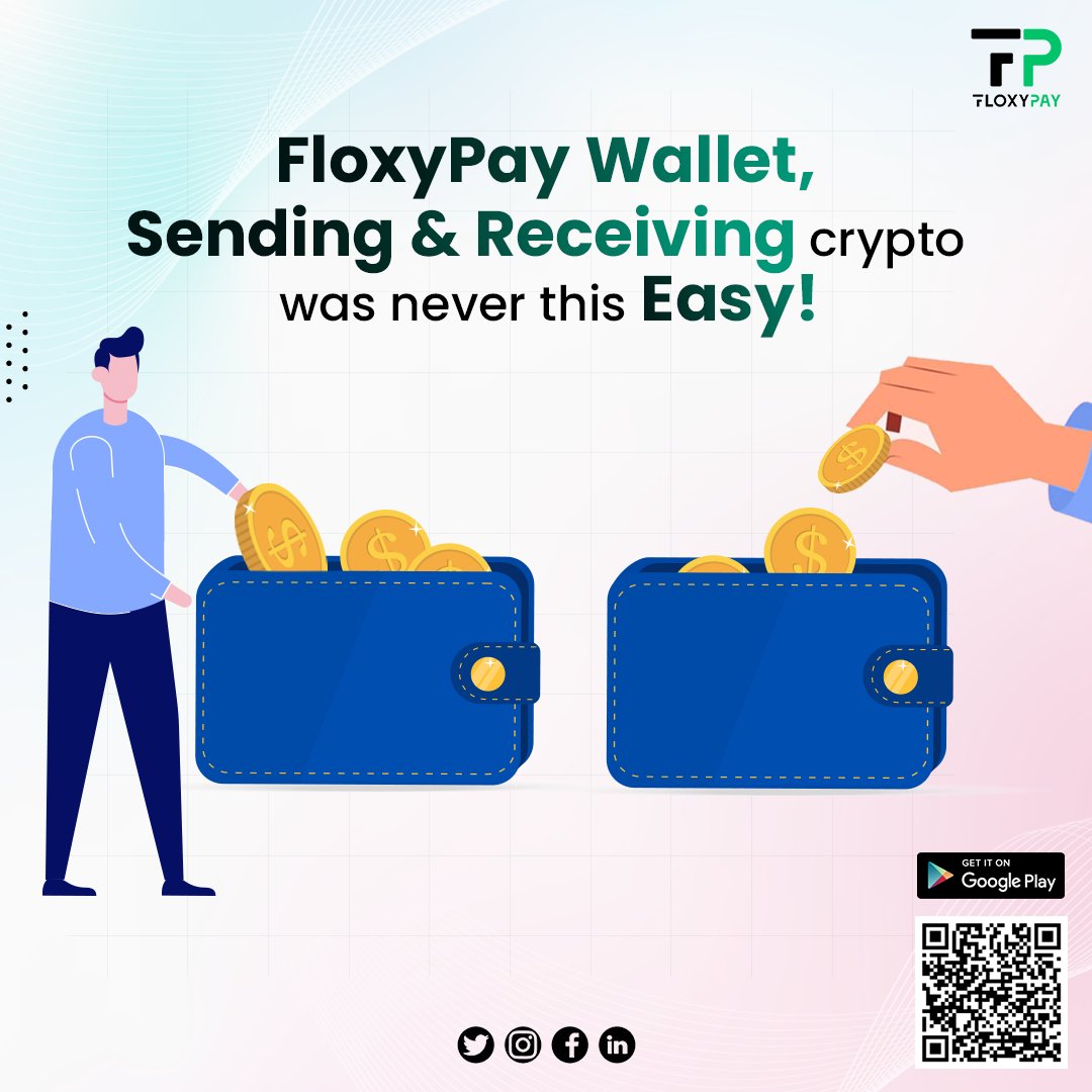 floxy_pay's tweet photo. Say hello to hassle-free crypto transactions with FloxyPay Wallet! 

No more complicated steps or long waits—just seamless transfers right at your fingertips. 

Download the app and make your crypto experience smoother than ever! https://t.co/KHdQHryC5f

#FloxyPay #bitcoin #CryptoWallet #Crypto #wallet
