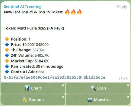 EtherEve1's tweet photo. Stay ahead in the DeFi world. Sentinel’s bullish features ALPHA &amp; SMART ETH TRENDING gives you exclusive notifications on market trends.

Alpha Public Group: https://t.co/UJAQijJM4O

Smart Premium Group (Token gated): https://t.co/SOBxlbsUiq

#SMARTETHTRENDING #SentinalBotAI https://t.co/tyka4BBNhZ