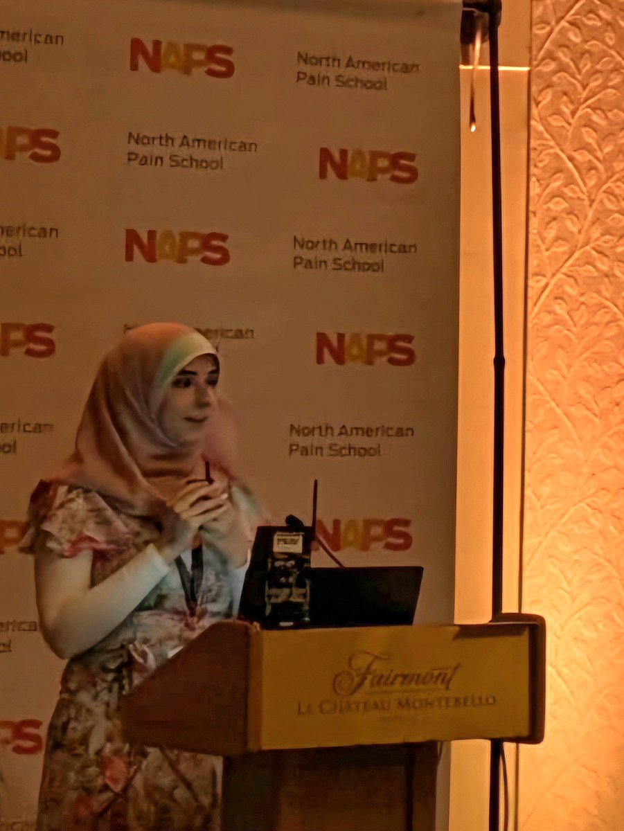 Rima El-Sayed (@rimaelsayed1) on Twitter photo Grateful for the opportunity to share my research at NAPS and for all the supportive and kind comments following my talk! š Feeling so lucky to be here with such brilliant, lovely and supportive people. Thank you <a href="/NAPainSchool/">North American Pain School</a> and <a href="/cpn_rdc/">Chronic Pain Network</a> for sponsoring me!
#NAPainSchool Grateful for the opportunity to share my research at NAPS and for all the supportive and kind comments following my talk! š Feeling so lucky to be here with such brilliant, lovely and supportive people. Thank you <a href="/NAPainSchool/">North American Pain School</a> and <a href="/cpn_rdc/">Chronic Pain Network</a> for sponsoring me!
#NAPainSchool