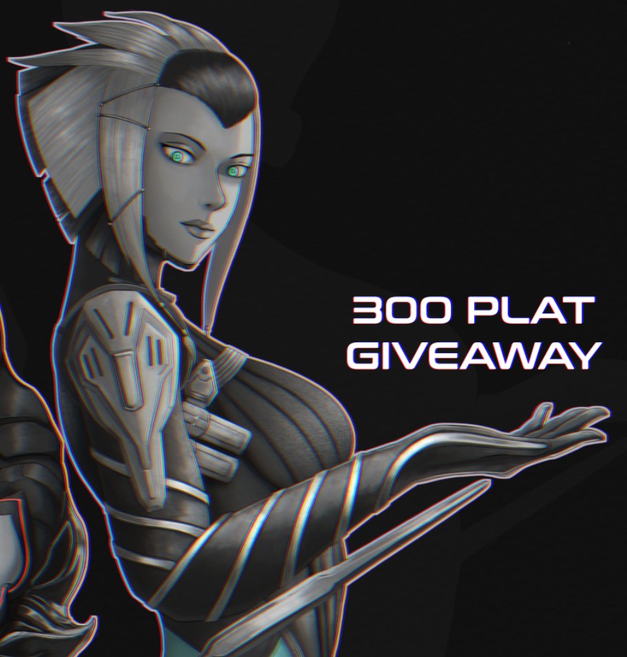 veroz73's tweet image. -PLATINUM GIVEAWAY-
(courtesy of @PlayWarframe)  
One Tenno will receive 300p!

To enter:   
▫️follow me
▫️like and repost
▫️reply with your IGN and platform

Ends July 3rd, 8am ET 
Good luck Tenno!
#Warframe