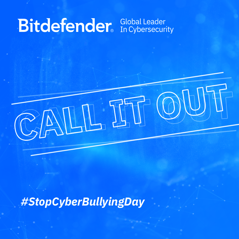 Bitdefender_DE's tweet photo. Informieren Sie sich über unsere Kampagne gegen Cybermobbing. Tipps, die einen Unterschied machen können, für ein sichereres und freundlicheres Internet!