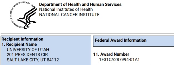 KatsuFunai's tweet photo. Congratulations @JustinShahtout for his successful NCI NRSA F31 application!! @UofUDMRC https://t.co/317lP9JaqJ