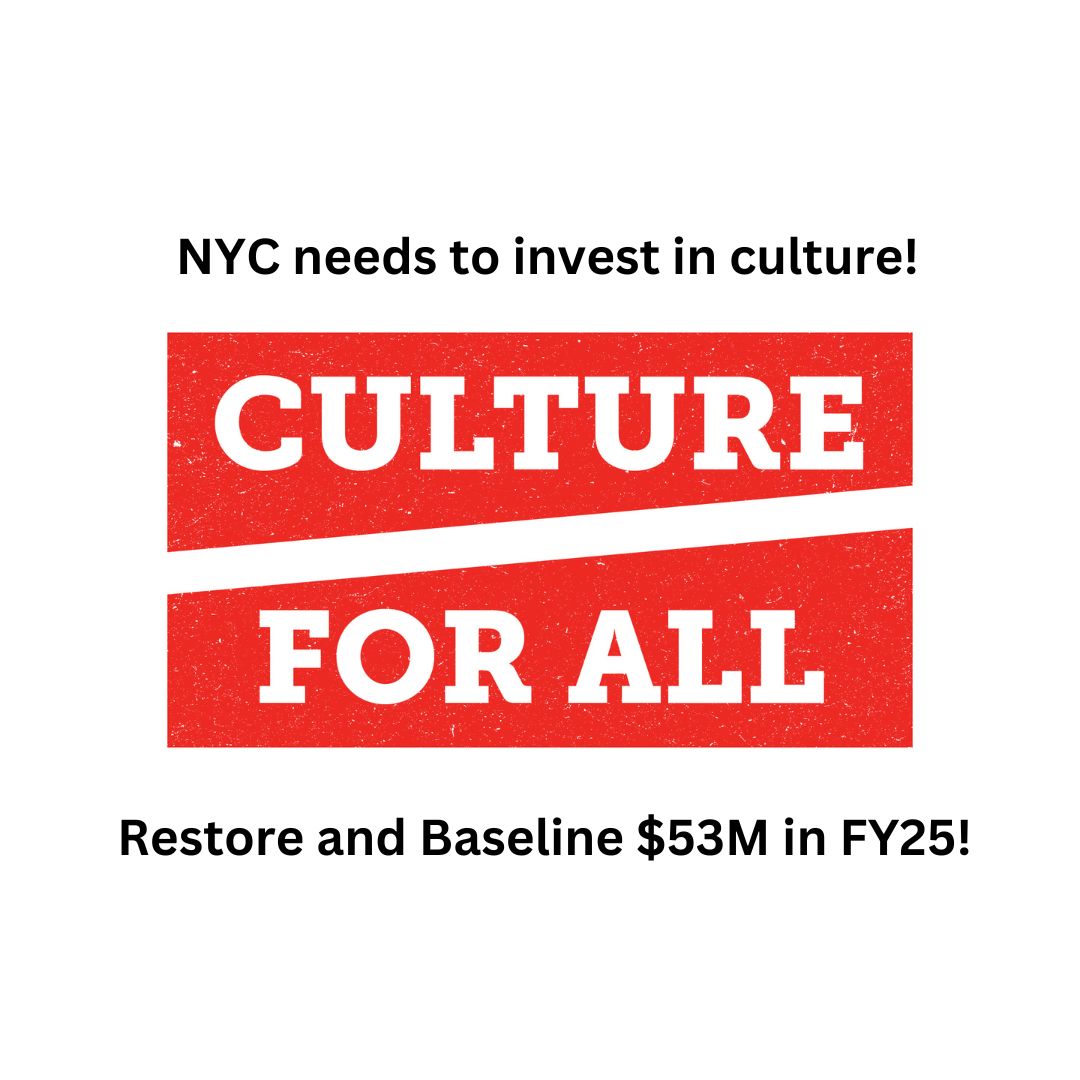 Carnegie Hall (@carnegiehall) on Twitter photo No Cuts to Culture! Join us in advocating for the full restoration of $53 million in cultural funding in next year’s NYC budget! We urge <a href="/MayorAdams/">Dave Adams</a>, <a href="/NYCCouncil/">New York City Council</a>, and <a href="/galeabrewer/">Gale A. Brewer</a> to restore and baseline $53 million to culture in 2025. Send a letter today: bit.ly/3wLv53Y No Cuts to Culture! Join us in advocating for the full restoration of $53 million in cultural funding in next year’s NYC budget! We urge <a href="/MayorAdams/">Dave Adams</a>, <a href="/NYCCouncil/">New York City Council</a>, and <a href="/galeabrewer/">Gale A. Brewer</a> to restore and baseline $53 million to culture in 2025. Send a letter today: bit.ly/3wLv53Y