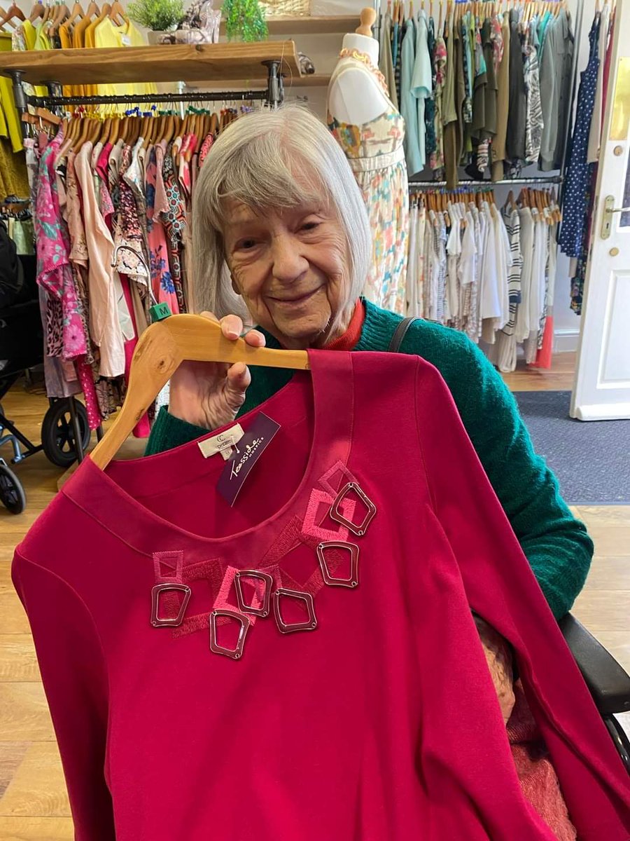 Olive wanted to go shopping as her wish for resident of the month. So off we went and treated her to a lovely top.
