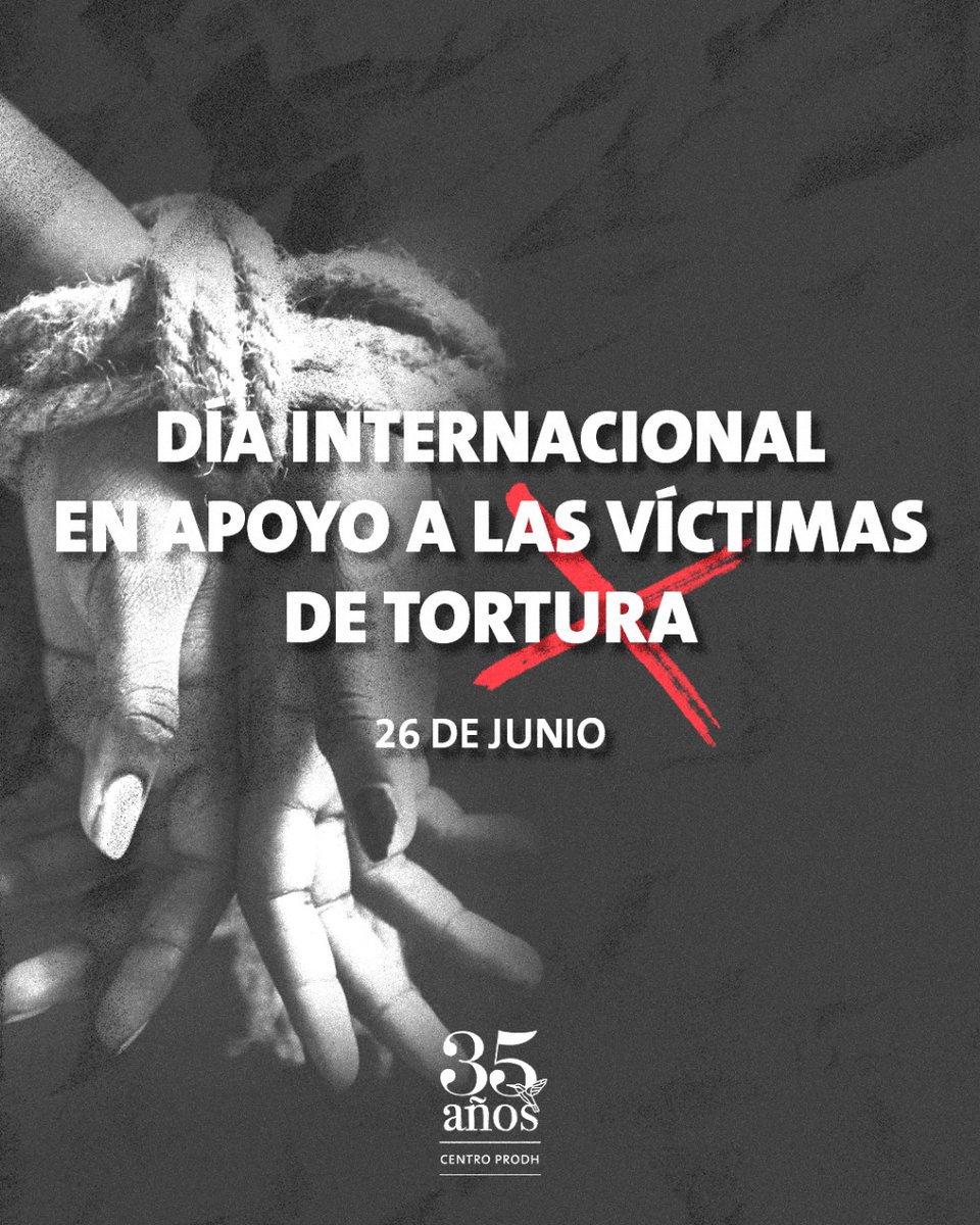 Hoy se conmemora el Día Internacional en Apoyo a las Víctimas de la #Tortura, una grave violación a los #DDHH que persiste en nuestro país.

Abrimos hilo con algunos rostros e historias de quienes han padecido esta práctica y que hoy con resilienci continúan exigiendo #justicia