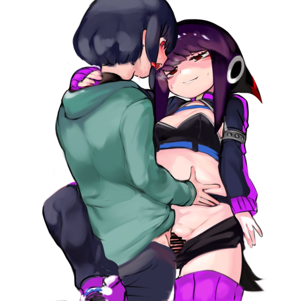 マンネリ気味なのでおさげ隊長が好きそうなおそろい服に変えて誘惑したら効果抜群だったアデリー 