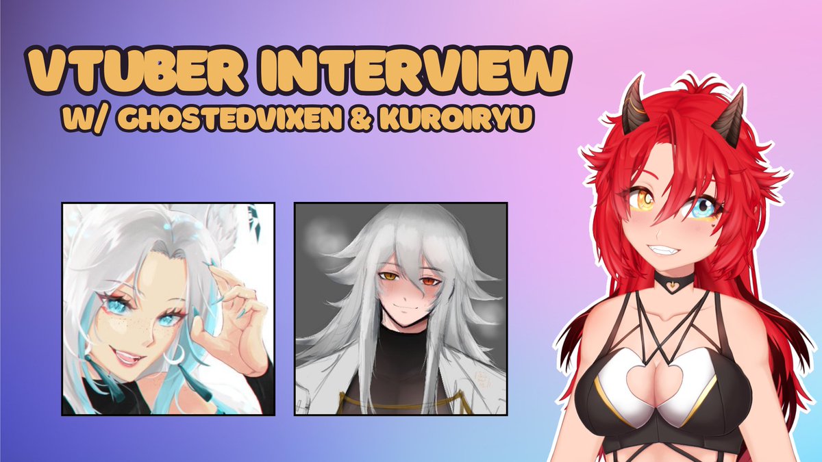 First interview with <a href="/GhostedVixen/">Vixxy 👻🦊 | Ghost Vtuber</a> and <a href="/KuroiRyuVT/">Kuroi Ryu 🪽😈</a> for the #VtuberSS2024 by  <a href="/GamersOutreach/">Gamers Outreach</a>

LIVE AT : twitch.tv/parikuyumi

#vtuber #envtuber