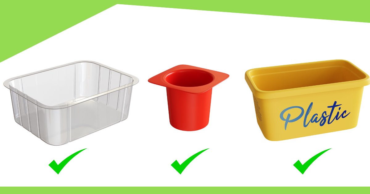 It's not just plastic bottles that can go in your Norfolk Recycling bin - we want plastic tubs, pots &amp; trays too!