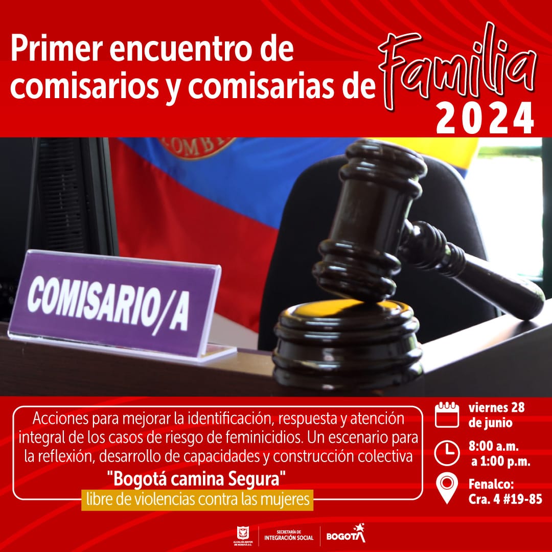 RobertoAnguloS's tweet photo. 📣 Atención | Este viernes arrancamos las jornadas de fortalecimiento de comisarías para incluir perspectiva de género e interseccional en la ruta de definición y cumplimiento de medidas de protección para las mujeres víctimas de violencia en el contexto familiar. 

Vamos a estar @integracionbta, @SeguridadBOG, @secredistmujer, @MinjusticiaCo, @FiscaliaCol, @PoliciaColombia, @PnudColombia, @MedLegalColombi y, por supuesto, todos los comisarios y comisarias de @integracionbta.