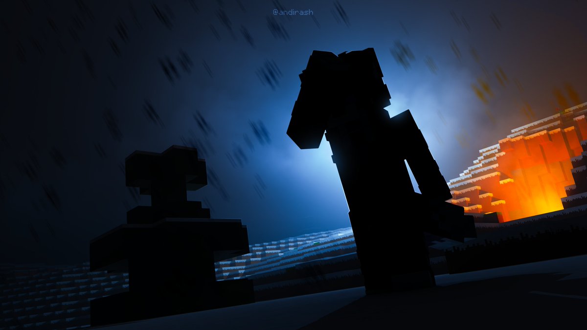 And1rash's tweet photo. My latest 3D art #minecraft #blender #render https://t.co/39POH6AqWF