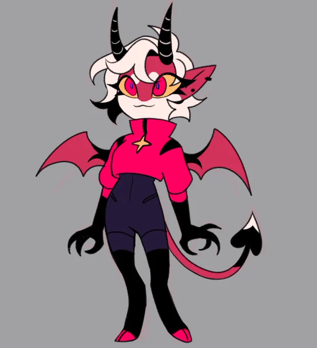 [oc] one off doodle of my sona as a HB imp 