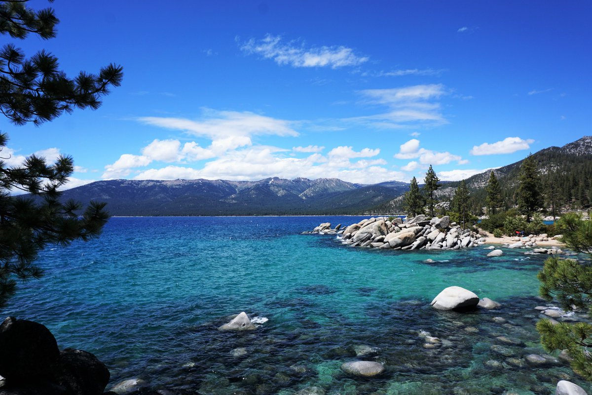 Interior's tweet photo. Across the country, conservation projects funded through the Bipartisan Infrastructure Law are helping Interior restore healthy ecosystems, protect wildlife and conserve natural resources for future generations.

Photo at Lake Tahoe by Erin Sommers https://t.co/cyq85Ctjsf