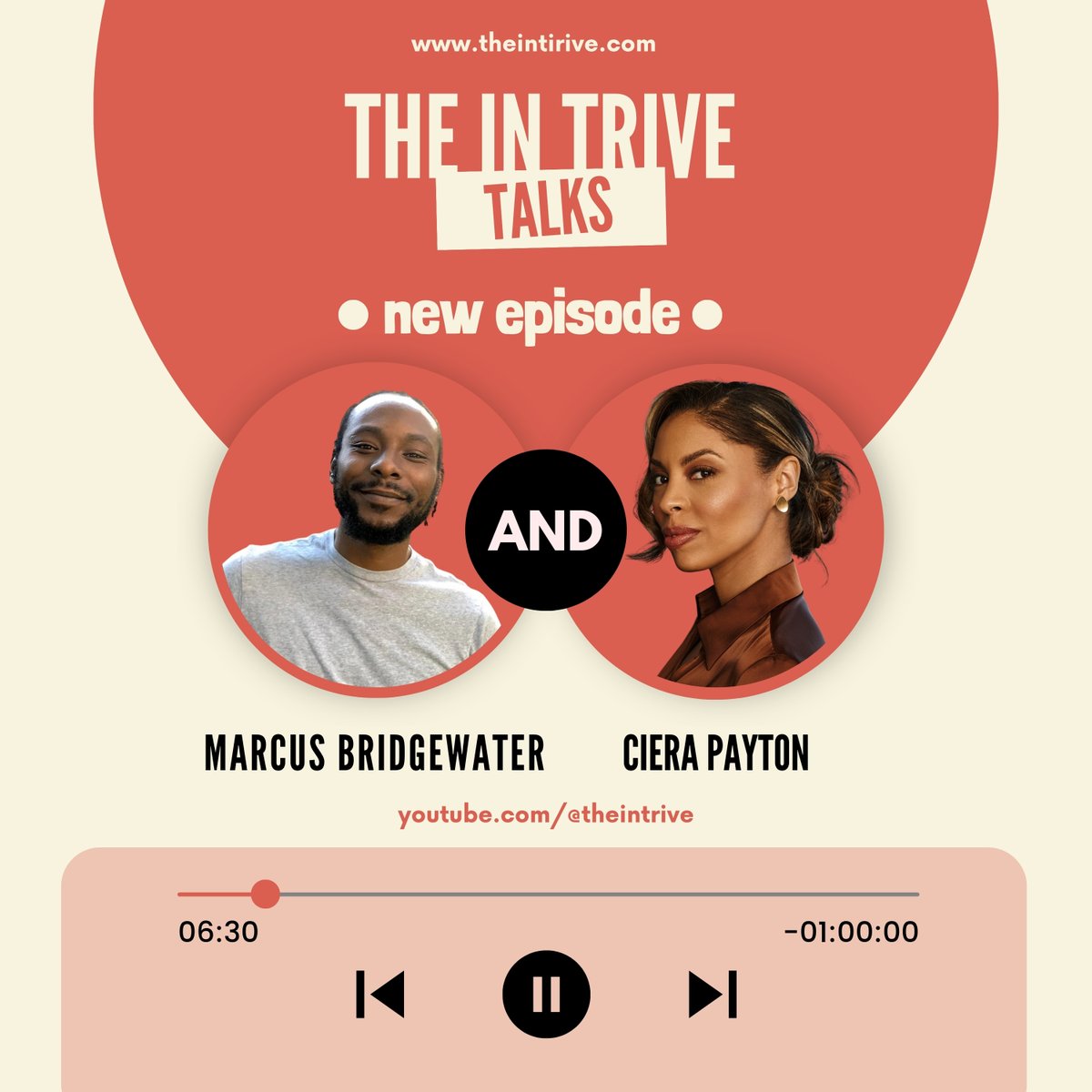 TheInTrive's tweet image. instagram.com/garden_marcus/

🌟 New Episode Alert! Join me, Ciera Payton, and the amazing @garden_marcus on #TheInTriveTalks as we explore &quot;Growing Through Creativity and Life.&quot;

👉 Full episode! youtu.be/kI5hlSNKV8M

#CreativeLife #MarcusBridgewater #CieraPayton