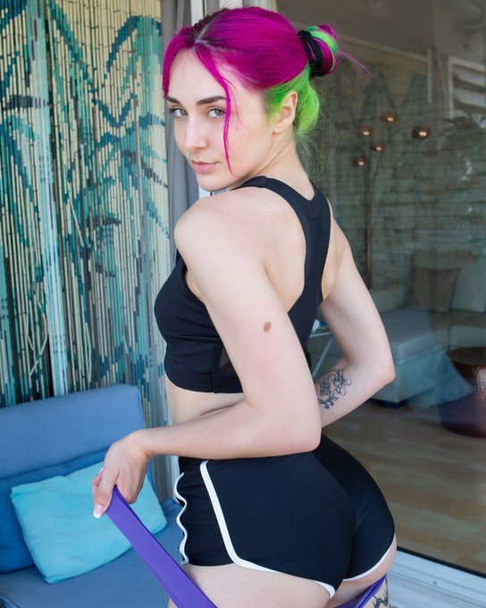 Who's ready to join us for some flexibility fun with @riiaasg in our Set of the Day 🧘&zwj;♀️💕 #altmodel #inked<a href="/tag/yoga"class="tags"><span>#yoga</span></a><a href="/tag/inked"class="tags"><span>#inked</span></a><a href="/tag/altmodel"class="tags"><span>#altmodel</span></a><a href="/tag/stretch"class="tags"><span>#stretch</span></a><a href="/tag/piercings"class="tags"><span>#piercings</span></a><a href="/tag/pinkhair"class="tags"><span>#pinkhair</span></a>