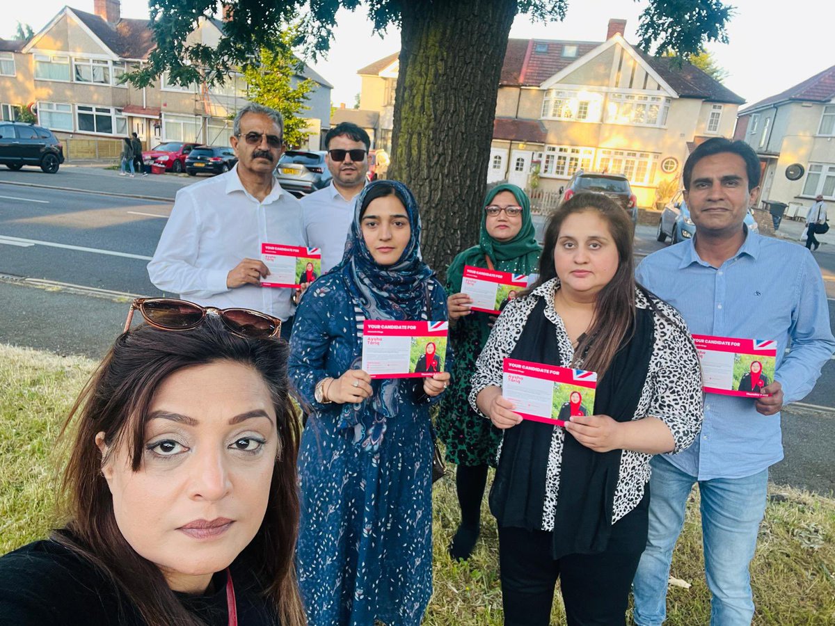 It’s a campaign marathon to reach every resident. The Labour plan has been widely accepted, and we have overwhelming support for our candidate for MP <a href="/SeemaMalhotra1/">Seema Malhotra MP</a> and candidate for councillor for by-election <a href="/AyshaTariqUK/">Aysha Tariq</a>.
#VoteLabour #Vote4SeemaMalhotra #Vote4AyshaTariq