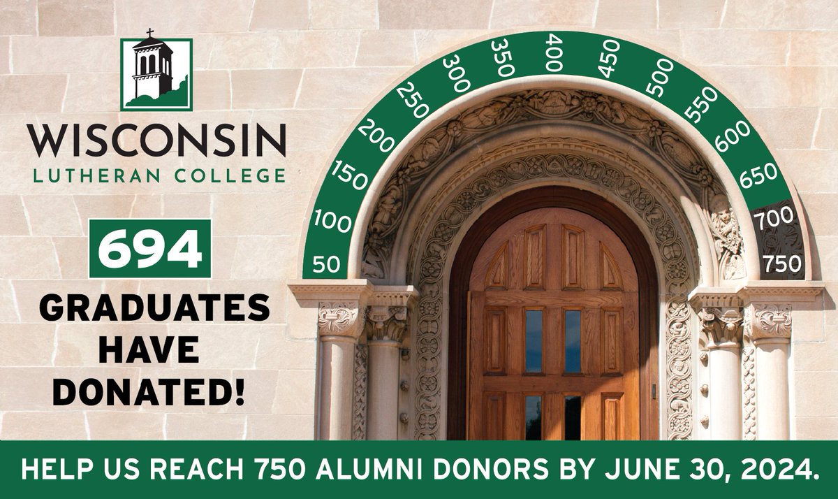 WLCAlumni's tweet image. ⏳ Alumni, we've only got FOUR DAYS left to reach our goal. ⏳

Thank you to the 694 graduates who donated! Can we get 56 more? Every gift, no matter the amount, counts ... even $5. Visit alumni.wlc.edu/donation to support our alma mater today!