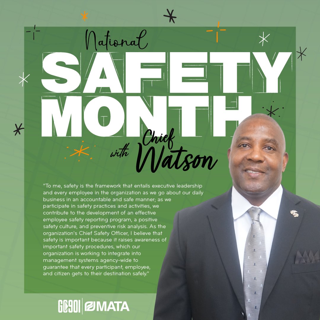 RideMATA's tweet photo. Thanks Chief Watson for all you do and leading your team, as they work to keep our employees and riders safe!
#nationalsafetymonth #ridemata #go901 #publictransit #publictransportation #safetyfirst #transitsafety https://t.co/OP6PwVB34f