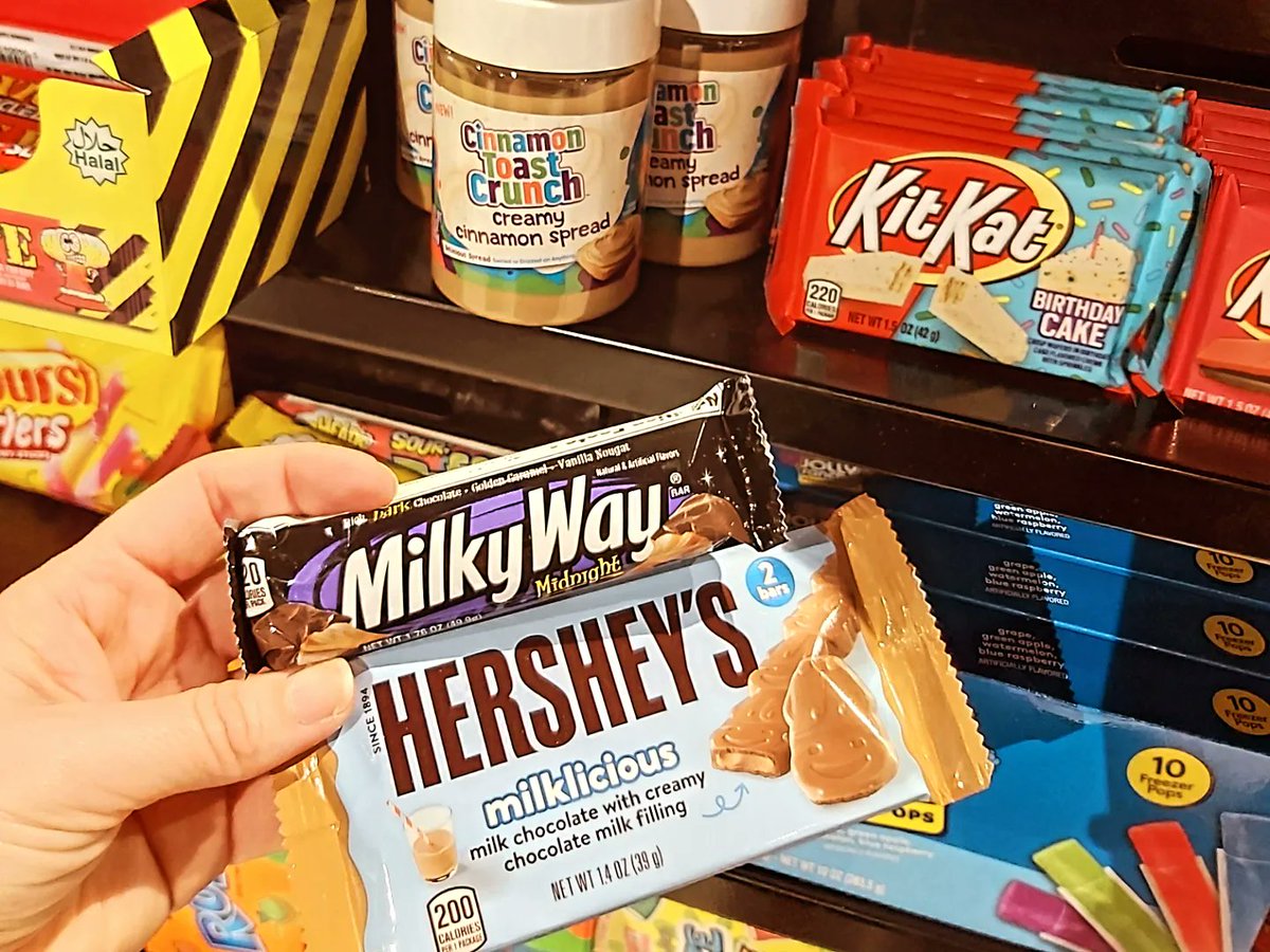 hmvIpswich's tweet photo. We have some new sweets & drinks in stock. Personally I'm intrigued by the Bob Ross drink π€
#AmericanSweets
#AmericanDrinks
#sweets
#drinks https://t.co/h0LzRbh5gG