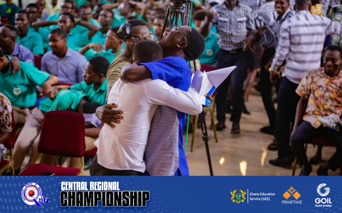 NSMQGhana's tweet image. CENTRAL REGIONAL CHAMPIONSHIP

End of Contest

Adisadel College: 41pts
St. Augustine&apos;s College: 39pts
Mfantsiman Girls&apos; SHS: 28pts
Winneba SHS: 28pts
Assin State College: 17pts

Santa! Making it to the Final in their usual comeback fashion!🔥

@Goil_Official

#NSMQ2024 #Primetime