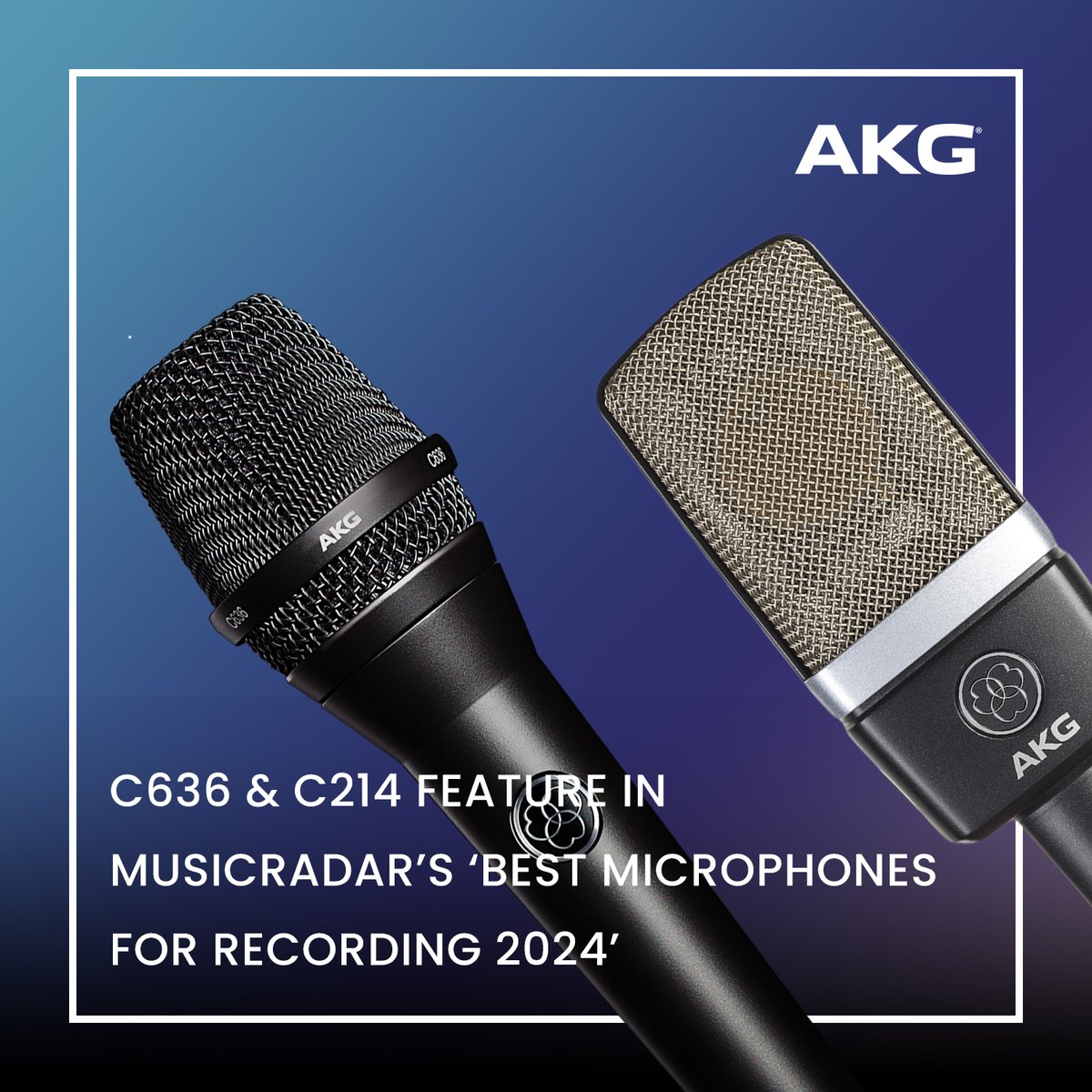Sound Technology (@soundtechnology) on Twitter photo The <a href="/AKGaudio/">AKG by HARMAN</a> C636 condenser & C214 large condenser mics feature in <a href="/MusicRadar/">MusicRadar</a>'s recent 'Best microphones for recording 2024' roundup!
Find out why they're rated so highly π loom.ly/kRDs0QM The <a href="/AKGaudio/">AKG by HARMAN</a> C636 condenser & C214 large condenser mics feature in <a href="/MusicRadar/">MusicRadar</a>'s recent 'Best microphones for recording 2024' roundup!
Find out why they're rated so highly π loom.ly/kRDs0QM