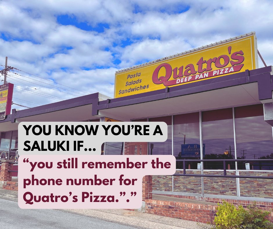 SIUAlumni's tweet photo. That phone number is sacred 🍕 https://t.co/4Mr4dNPm8D